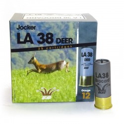 25 CARTOUCHES LA 38 BROCARD CALIBRE 12/70 PLOMB N°2