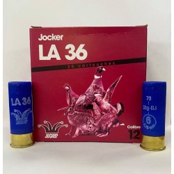 25 CARTOUCHES JOCKER LA36 .12 BJ CAL 12 PLOMB 6