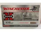 20 CARTOUCHES WINCHESTER POWER POINT 150GRS CALIBRE 308W