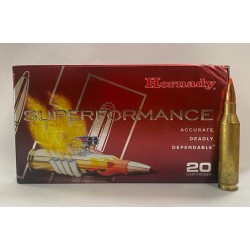 20 CARTOUCHES HORNADY SST SPF CALIBRE 243WIN