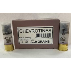 10 CARTOUCHES JOKER CHEVROTINES 9GRS CALIBRE 12/67