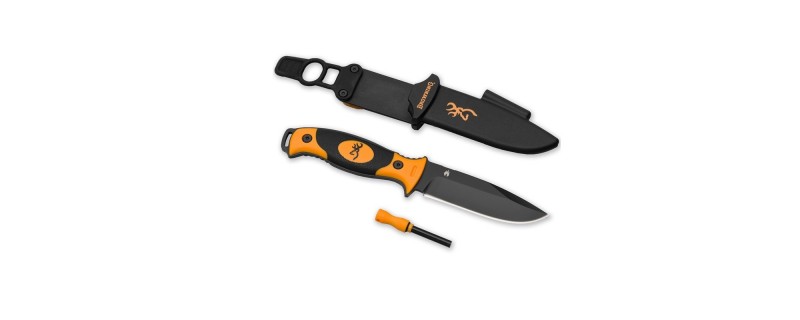 COUTEAU IGNITE BLACK/ORANGE BROWNING