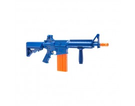 CARABINE REKT OPFOUR BLEUE + 12 FLECHETTES EN MOUSSE