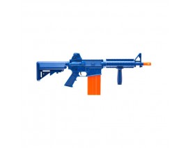 CARABINE REKT OPFOUR BLEUE + 12 FLECHETTES EN MOUSSE