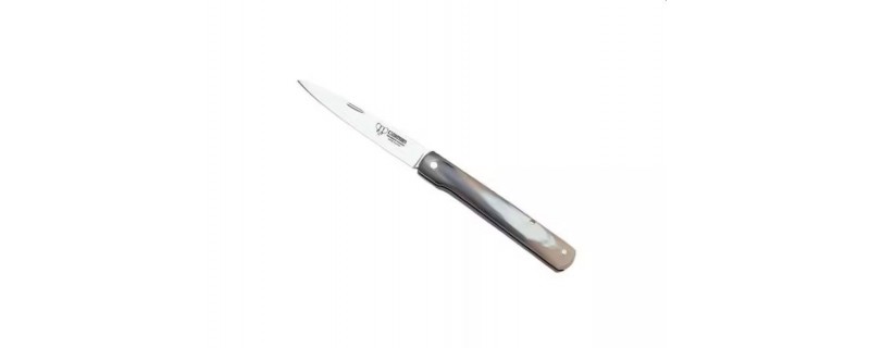 COUTEAU CUDEMAN PLEIN MANCHE CORNE 11CM