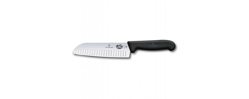 SANTOKU 17CM ALVEOLE NOIR