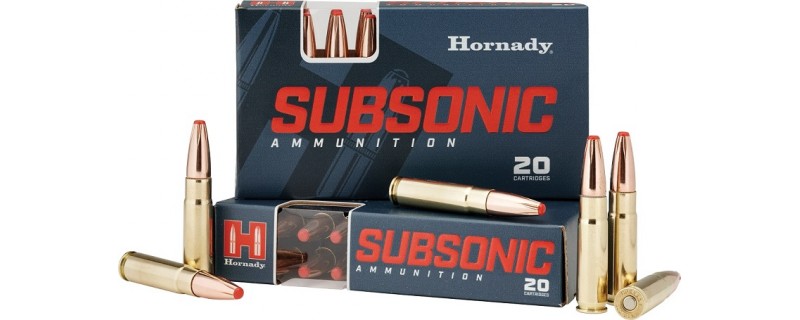 20 CARTOUCHES HORNADY SUBSONIC CAL 300 BLACKOUT