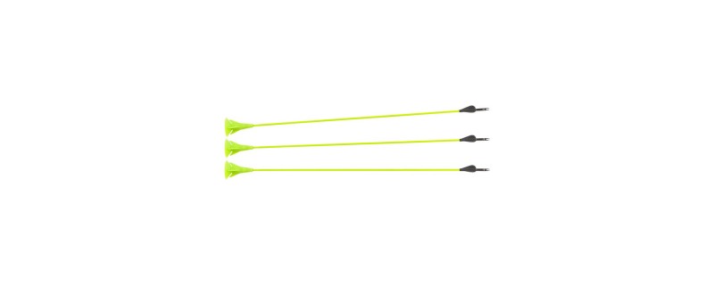 3 FLECHES A VENTOUSE EN FIBRE DE VERRE NXG YOUTH 27