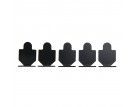 6 MINI CIBLES SILHOUETTES