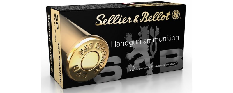 50 CARTOUCHES SELLIER BELLOT SP 357MAG