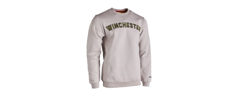 PULL WINCHESTER FALCON CREW NECK COULEUR GRIS TAILLE L