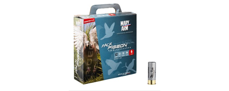 PACK PIGEON 36 MARY ARM PLOMB 6 CALIBRE 12/70