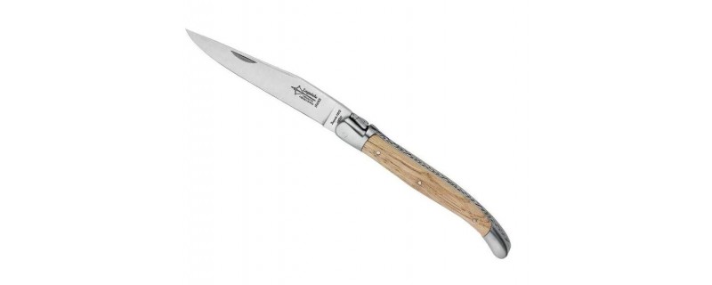 C COUTEAU LAGUIOLE ANTAN CHATAIGNER MITRES INOX MAT 12CM