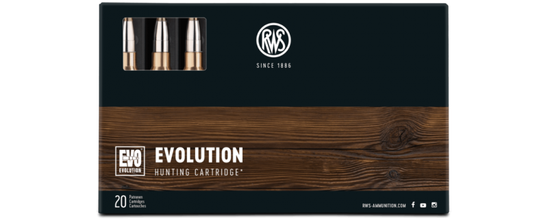 20 CARTOUCHES RWS EVOLUTION 11.9G CALIBRE 300WIN MAG