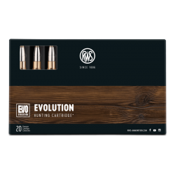 20 CARTOUCHES RWS EVOLUTION 11.9G CALIBRE 300WIN MAG