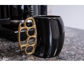 MUG POING AMERICAIN BLACK & GOLD