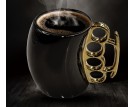 MUG POING AMERICAIN BLACK & GOLD