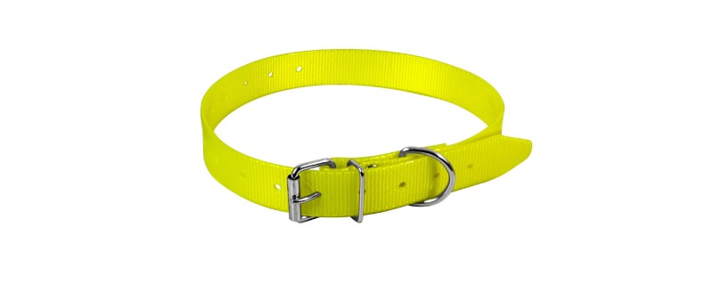 COLLIER ECO POLYURETHANE 650X25MM JAUNE