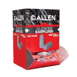 PAIRE BOUCHONS D'OREILLES SILENCER FOAM ALLEN