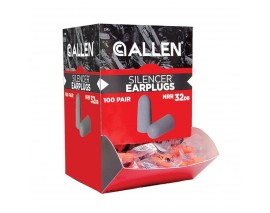 PAIRE BOUCHONS D'OREILLES SILENCER FOAM ALLEN