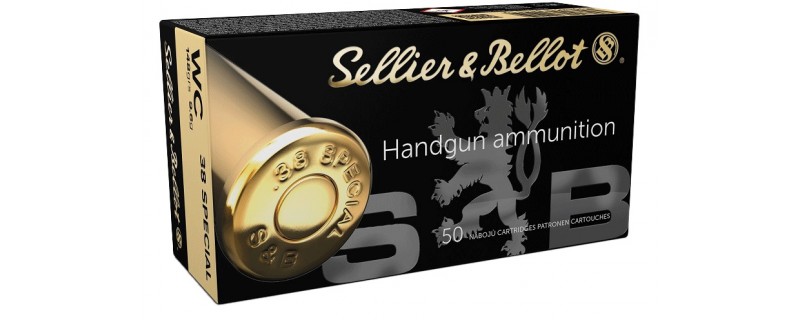 50 CARTOUCHES SELLIER&BELLOT LFN 357MAG 10.25G