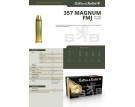 50 CARTOUCHES SELLIER&BELLOT 357MAG FMJ 10.25g