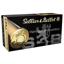 50 CARTOUCHES SELLIER&BELLOT 357MAG FMJ 10.25g