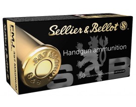 50 CARTOUCHES SELLIER&BELLOT 357MAG FMJ 10.25g