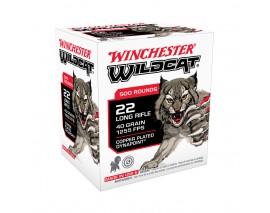 500 CARTOUCHES WINCHESTER WILDCAT 40GR DYNAPOINT 22LR