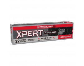 100 CARTOUCHES WINCHESTER XPERT 42GR HOLLOW POINT CUIVRE 22LR