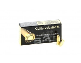 50 CARTOUCHES SELLIER BELLOT 9x19 FMJ SUBSONIC 9G