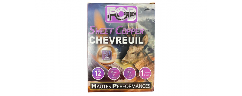 10 CARTOUCHES FOB SWEET COPPER CHEVREUIL 12/76 36G N°1