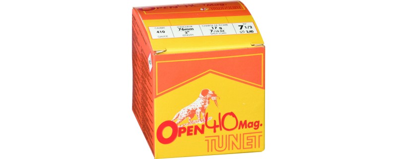 25 MUNITIONS OPEN MAGNUM SUBSONIQUE 410