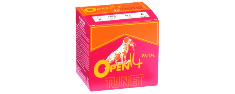 25 MUNITIONS OPEN TUNET 14 MM PLOMB 8