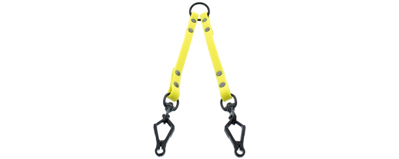 CANIHUNT ACCOUPLE HUNTER 2 CHIENS SANGLE PLATE
