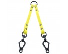 CANIHUNT ACCOUPLE HUNTER 2 CHIENS SANGLE PLATE