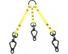 CANIHUNT ACCOUPLE HUNTER 3 CHIENS SANGLE PLATE
