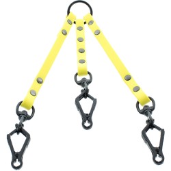 CANIHUNT ACCOUPLE HUNTER 3 CHIENS SANGLE PLATE