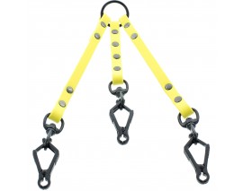CANIHUNT ACCOUPLE HUNTER 3 CHIENS SANGLE PLATE