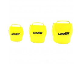 CANIHUNT CLOCHE ALP H6CM JAUNE PASSANT COLLIER DE 28MM