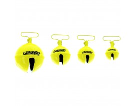 CANIHUNT CLOCHE ALP H7CM JAUNE PASSANT COLLIER DE 28MM
