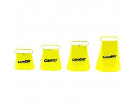 CANIHUNT CLOCHE ALP H7CM JAUNE PASSANT COLLIER DE 28MM