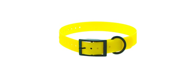 CANIHUNT COLLIER X-TREME POLYURETHANE 25MM 65CM JAUNE