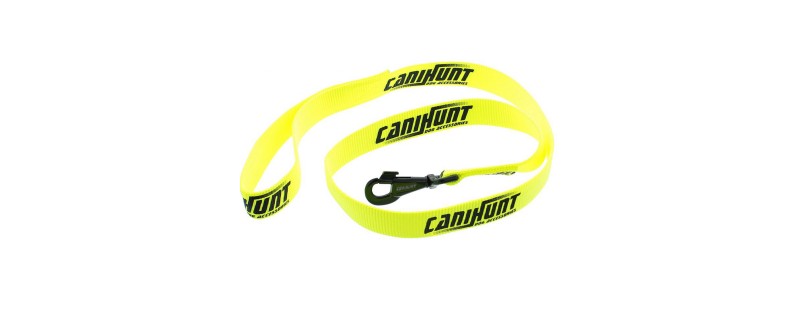 CANIHUNT LAISSE HUNTER ECO SIMPLE PLATE 120CM POLYESTHER 25MM ORANGE