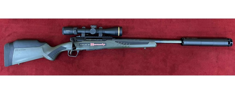 OCCASION - SAVAGE IMPULSE 308W + LUNETTE LEUPOLD + SILENCIEUX