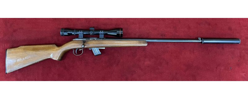 OCCASION - ANSCHUTZ 1400 CAL.22 LR + LUNETTE + SILENCIEUX