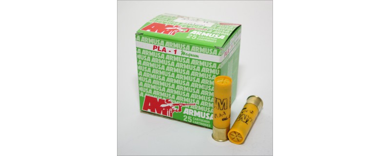 25 CARTOUCHES ARMUSA PLA1 34G CALIBRE 20/76 PLOMB  7 1/2