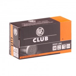 50 CARTOUCHES RWS CLUB CALIBRE 22LR