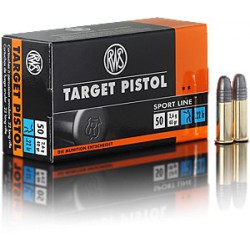 50 CARTOUCHES RWS TARGET PISTOL CALIBRE 22LR