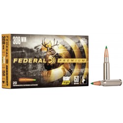 20 CARTOUCHES FEDERAL  NOSLER BALLISTIC TIP VITAL-SHOK CALIBRE 25-06REM